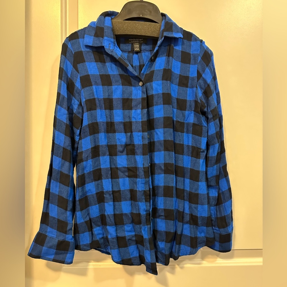 Banana Republic flannel button shirt